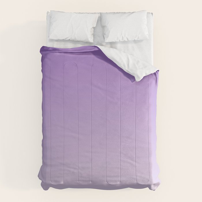 Dreamy Violet Purple Ombre Gradient Comforter Gallery Image 6