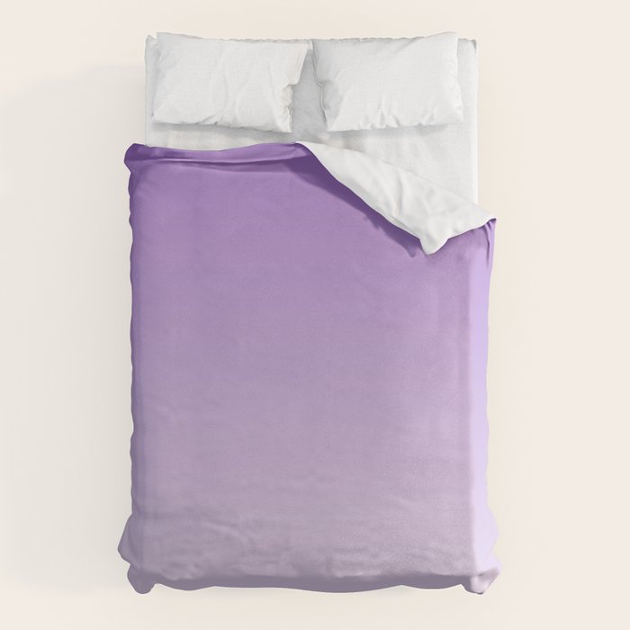 Dreamy Violet Purple Ombre Gradient Duvet Cover Gallery Image 6