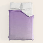 Dreamy Violet Purple Ombre Gradient Duvet Cover Gallery Image 6