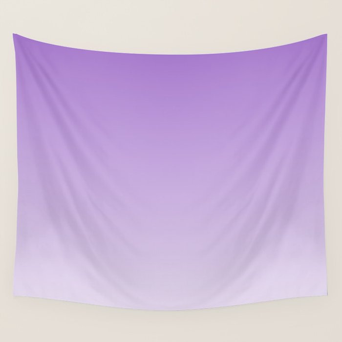 Dreamy Violet Purple Ombre Gradient Wall Tapestry Gallery Image 4