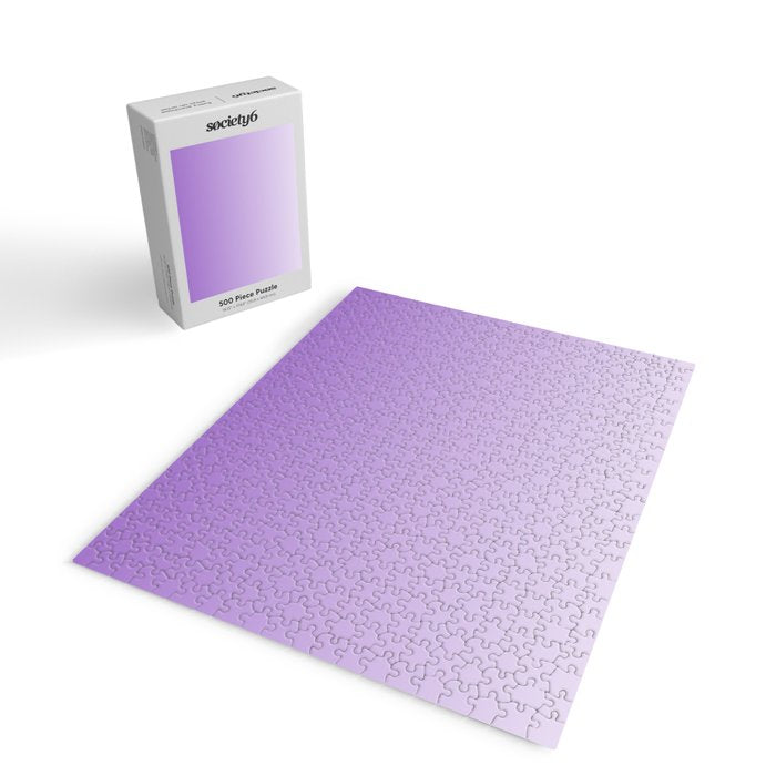 Dreamy Violet Purple Ombre Gradient Jigsaw Puzzle Gallery Image 2