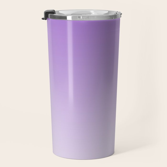 Dreamy Violet Purple Ombre Gradient Travel Mug Gallery Image 3