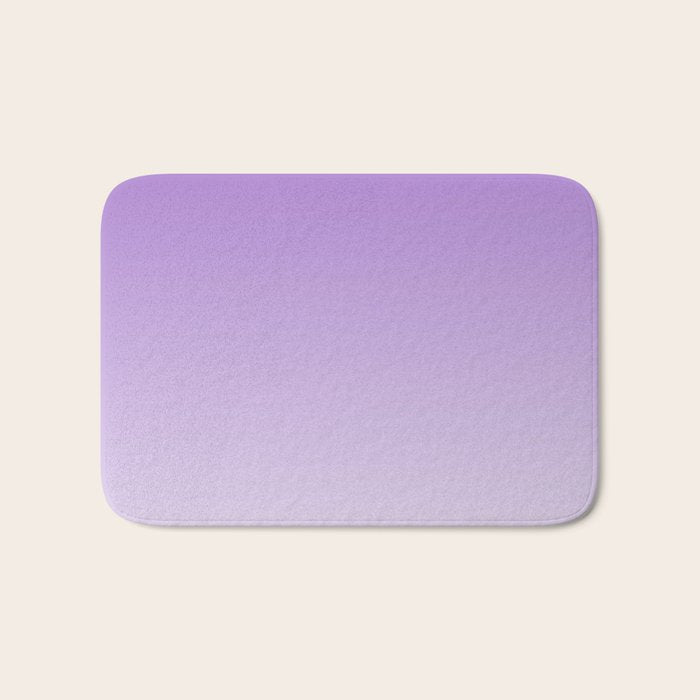 Dreamy Violet Purple Ombre Gradient Bath Mat Gallery Image 1