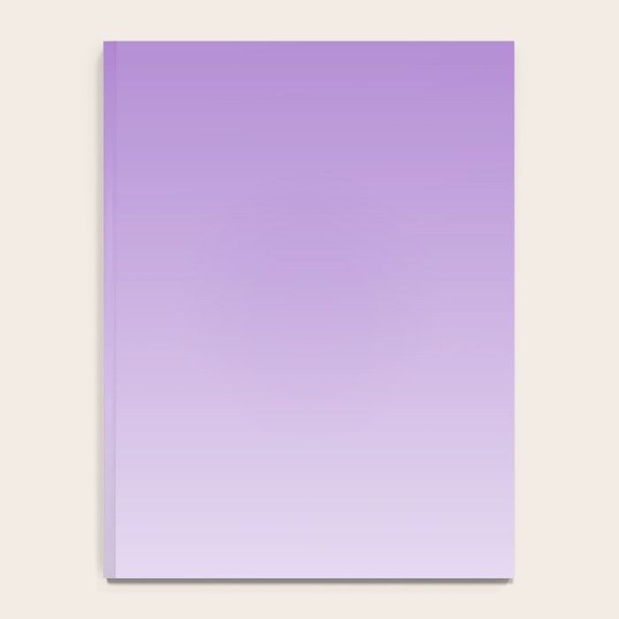 Dreamy Violet Purple Ombre Gradient Notebook Gallery Image 4