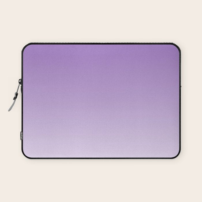 Dreamy Violet Purple Ombre Gradient Laptop Sleeve Gallery Image 1