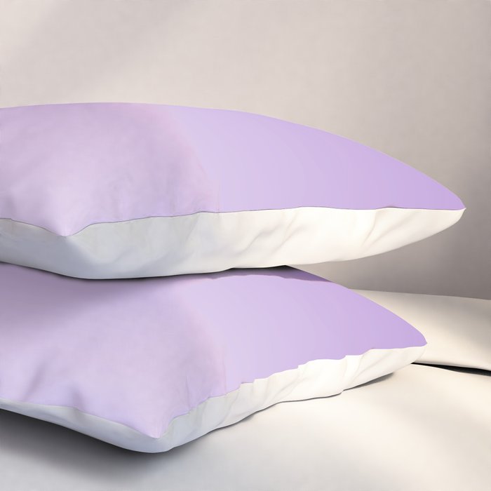 Dreamy Violet Purple Ombre Gradient Pillow Sham Gallery Image 3