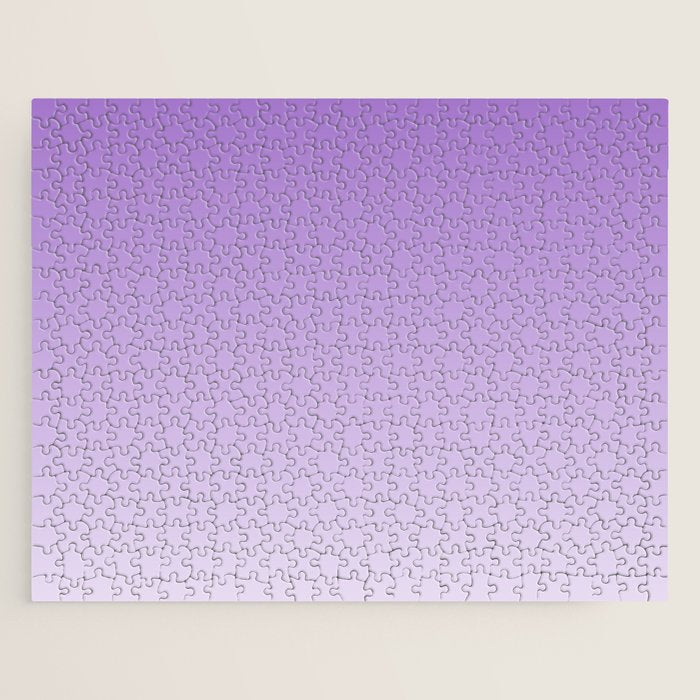 Dreamy Violet Purple Ombre Gradient Jigsaw Puzzle Gallery Image 1