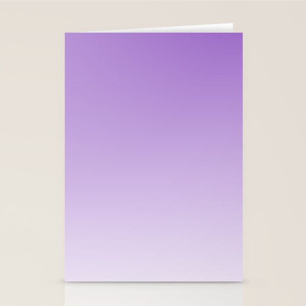 Dreamy Violet Purple Ombre Gradient Stationery Card Gallery Image 1