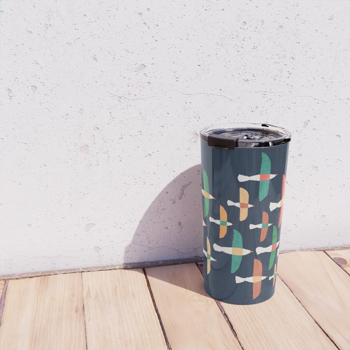 Vintage seagull Travel Mug Gallery Image 4