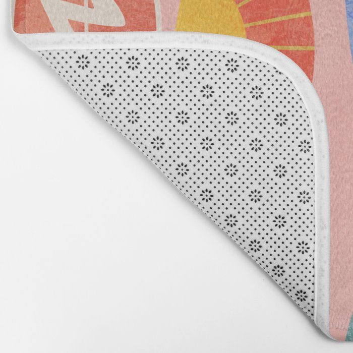 Surfboard pink Bath Mat Gallery Image 2