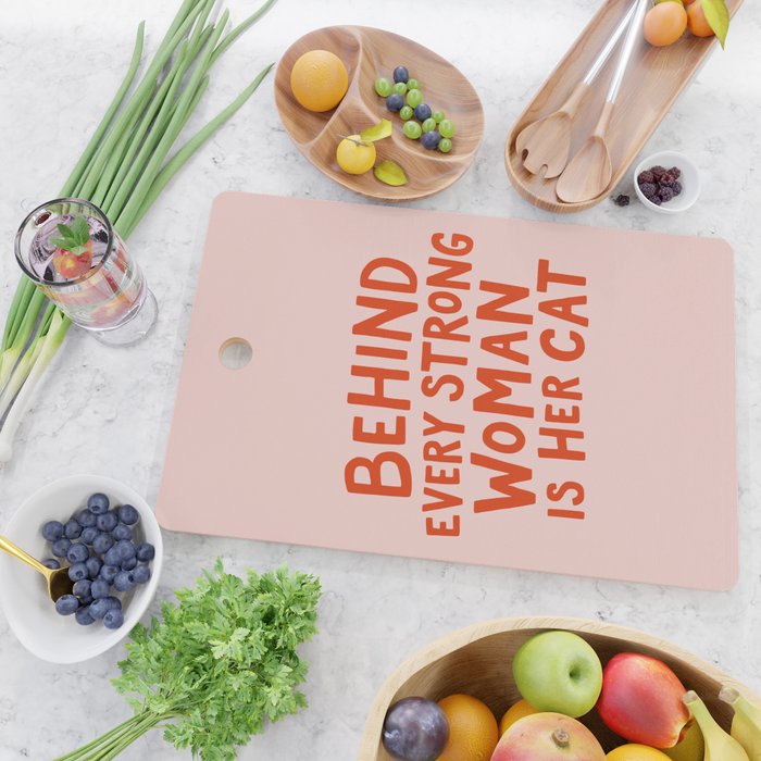 Behind Every Strong Woman Cutting Board Gallery Image 2