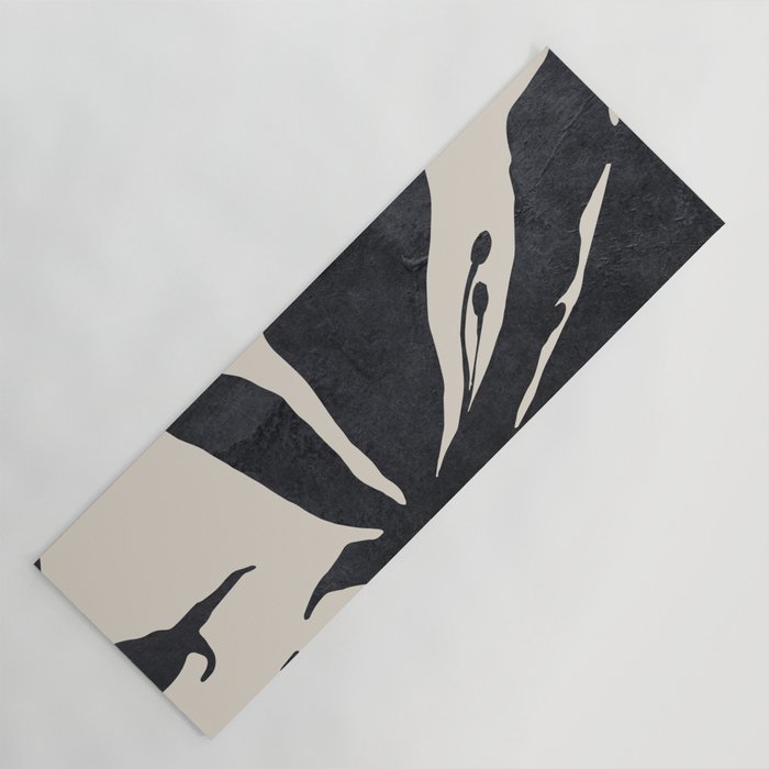 Abstract Art Minimal Flower Yoga Mat Gallery Image 1