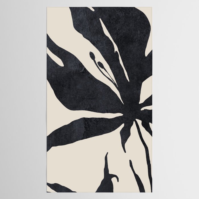 Abstract Art Minimal Flower Tablecloth Gallery Image 2