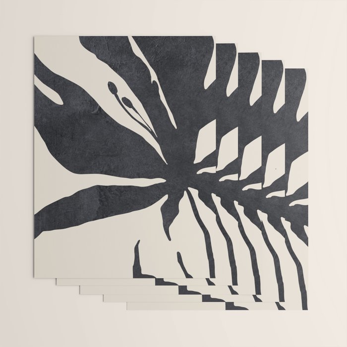 Abstract Art Minimal Flower Wrapping Paper Gallery Image 3