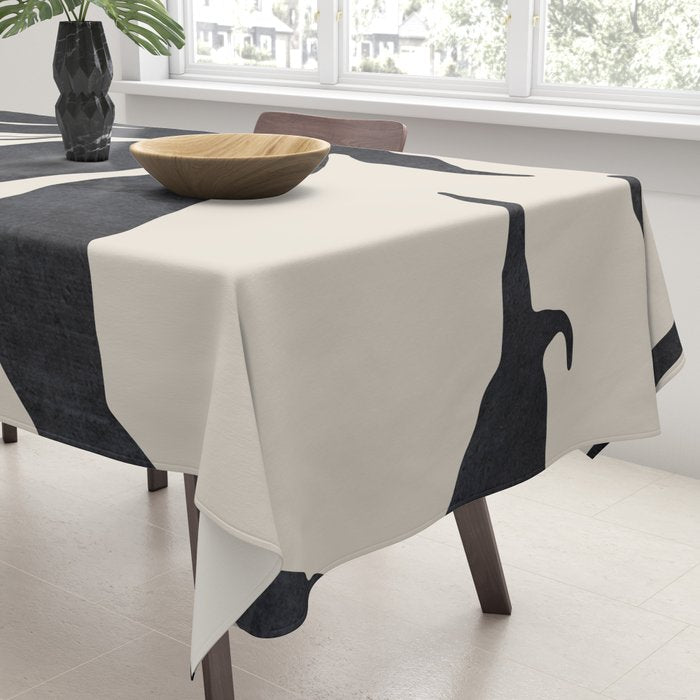 Abstract Art Minimal Flower Tablecloth Gallery Image 3