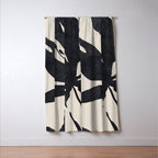 Abstract Art Minimal Flower Window Curtain Gallery Image 3