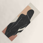 Minimal Abstract Art Nude Woman Yoga Mat Gallery Image 1