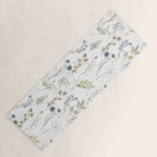 Wildflowers Meadow Botanical Flower Garden  Yoga Mat Gallery Image 1