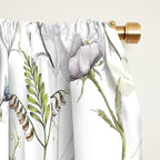 Wildflowers Meadow Botanical Flower Garden  Window Curtain Gallery Image 2