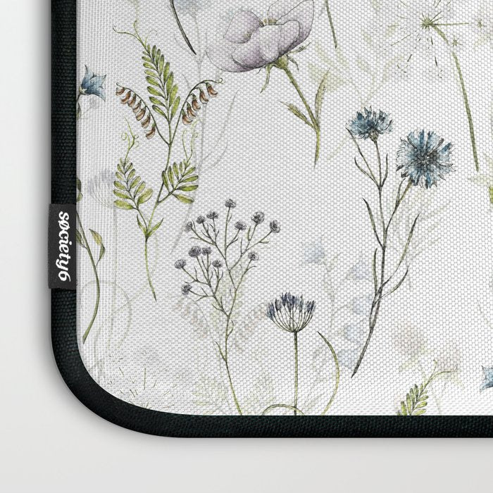 Wildflowers Meadow Botanical Flower Garden  Laptop Sleeve Gallery Image 3