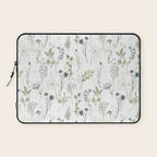 Wildflowers Meadow Botanical Flower Garden  Laptop Sleeve Gallery Image 1