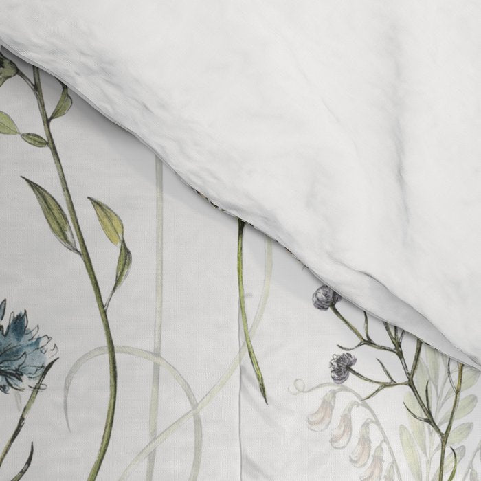 Wildflowers Meadow Botanical Flower Garden  Comforter Gallery Image 4