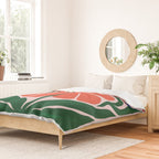 Carmine Lily Duvet Cover Gallery Image 2