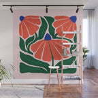 Carmine Lily Wall Mural Gallery Image 1