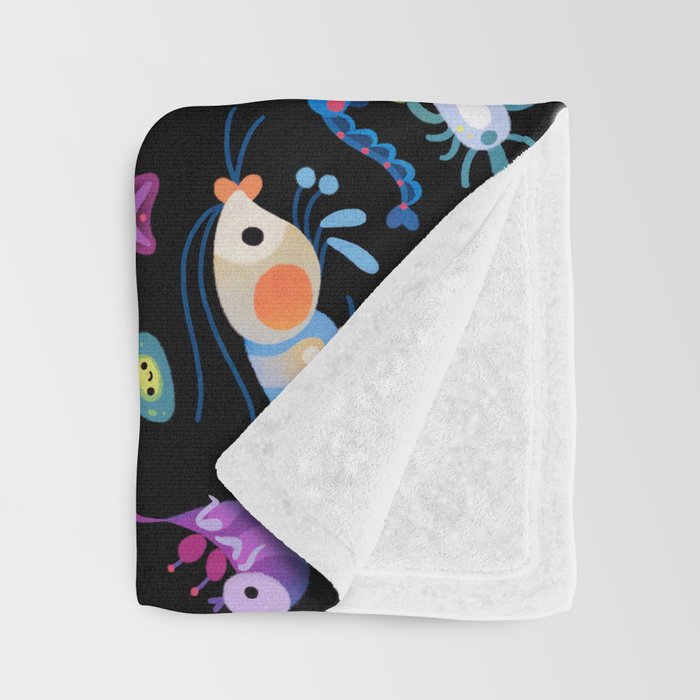 Zooplankton Throw Blanket Gallery Image 3