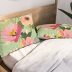Bold Impressionist Floral Pattern Pillow Sham Gallery Image 2