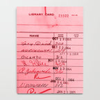 Library Card 23322 Pink Notebook Gallery Image 4