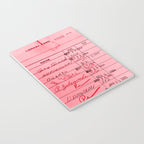 Library Card 23322 Pink Notebook Gallery Image 3