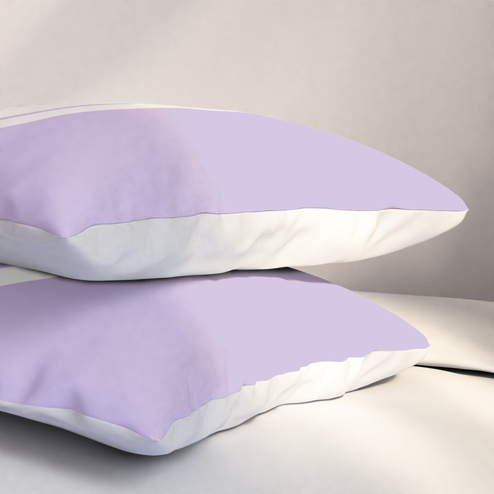 Happy Thoughts Lavender Pillow Sham Gallery Image 3