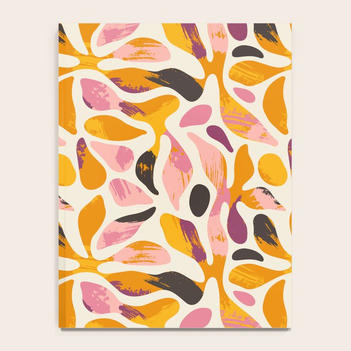 Abstract colorful flower art pattern Notebook Gallery Image 4