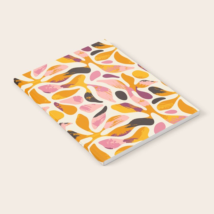 Abstract colorful flower art pattern Notebook Gallery Image 2