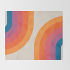 Vintage California Sun: Arches 02 Throw Blanket Gallery Image 2