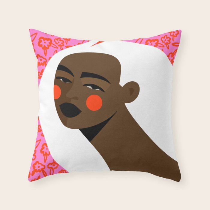 Blossoming Hope Throw Pillow Gallery Image 1