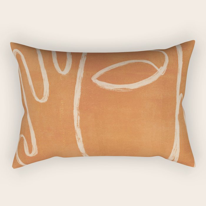 Abstract Face 25 Rectangular Pillow Gallery Image 2
