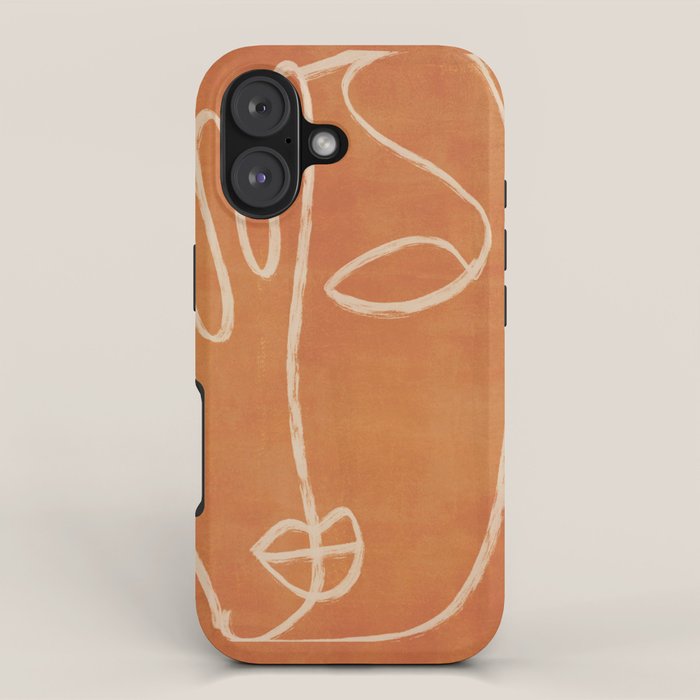 Abstract Face 25 iPhone Case Gallery Image 1