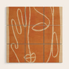 Abstract Face 25 Wood Wall Art Gallery Image 1
