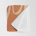 Abstract Face 25 Throw Blanket Gallery Image 3