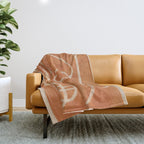 Abstract Face 25 Throw Blanket Gallery Image 1