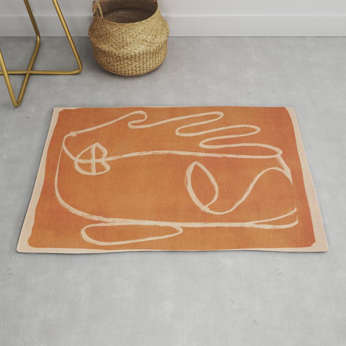 Abstract Face 25 Rug Gallery Image 1