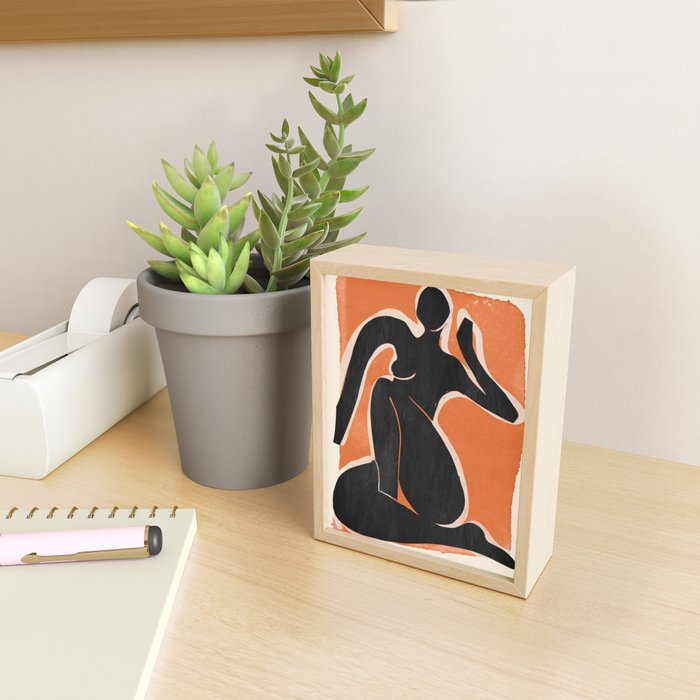 Abstract Art Female Figure 26 Mini Art Print Gallery Image 2