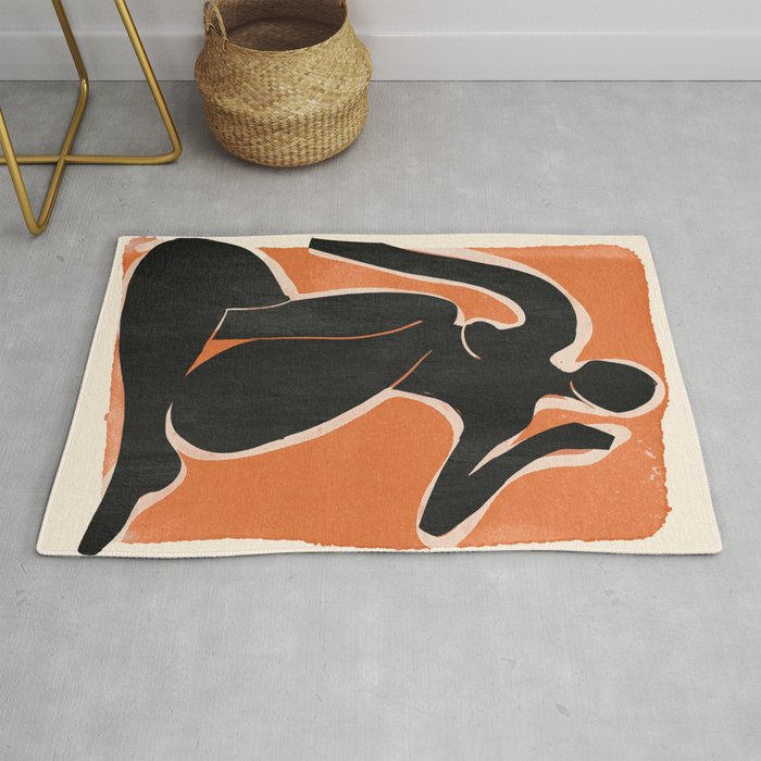 Abstract Art Female Figure 26 Rug Gallery Image 1