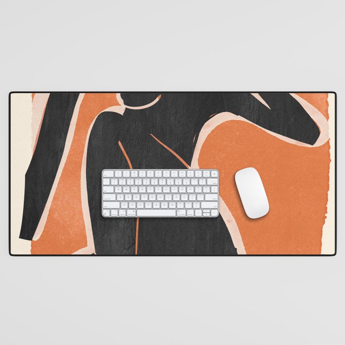 Abstract Art Female Figure 26 Desk Mat Gallery Image 1