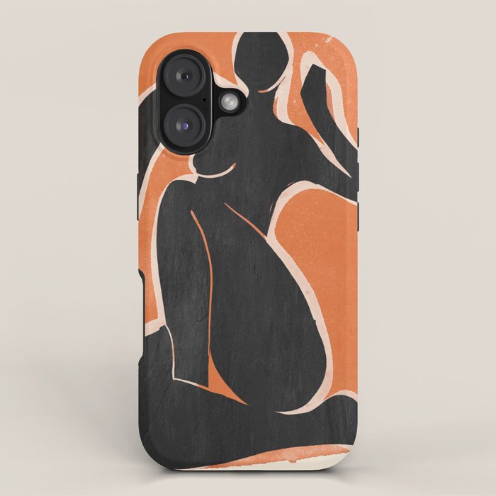 Abstract Art Female Figure 26 iPhone Case Gallery Image 1