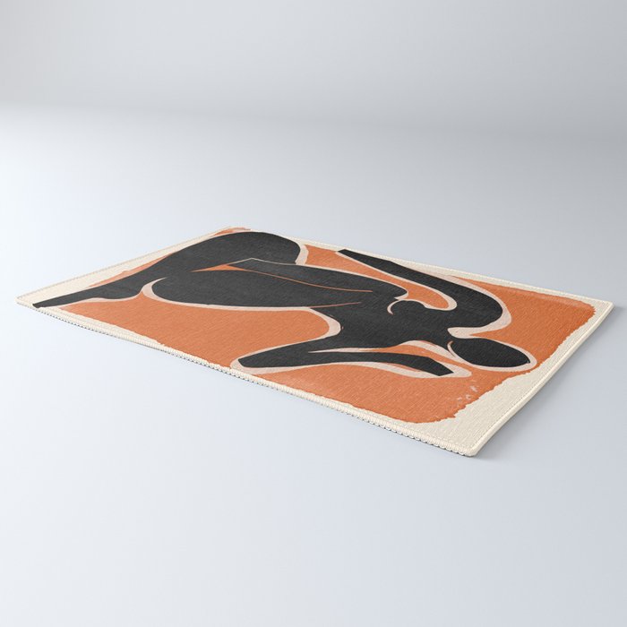 Abstract Art Female Figure 26 Rug Gallery Image 3