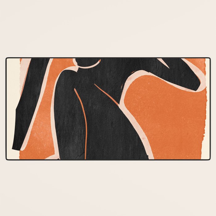 Abstract Art Female Figure 26 Desk Mat Gallery Image 3