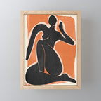 Abstract Art Female Figure 26 Mini Art Print Gallery Image 1